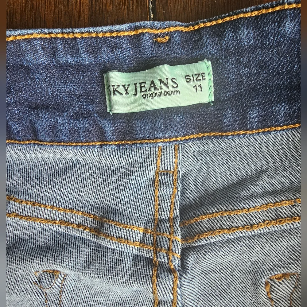 Women's Dark Indigo Flare Jeans - Classic Flared Leg